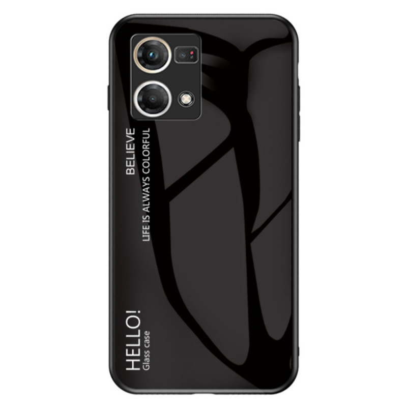 Coque Oppo Reno 7 Verre Trempé Hello