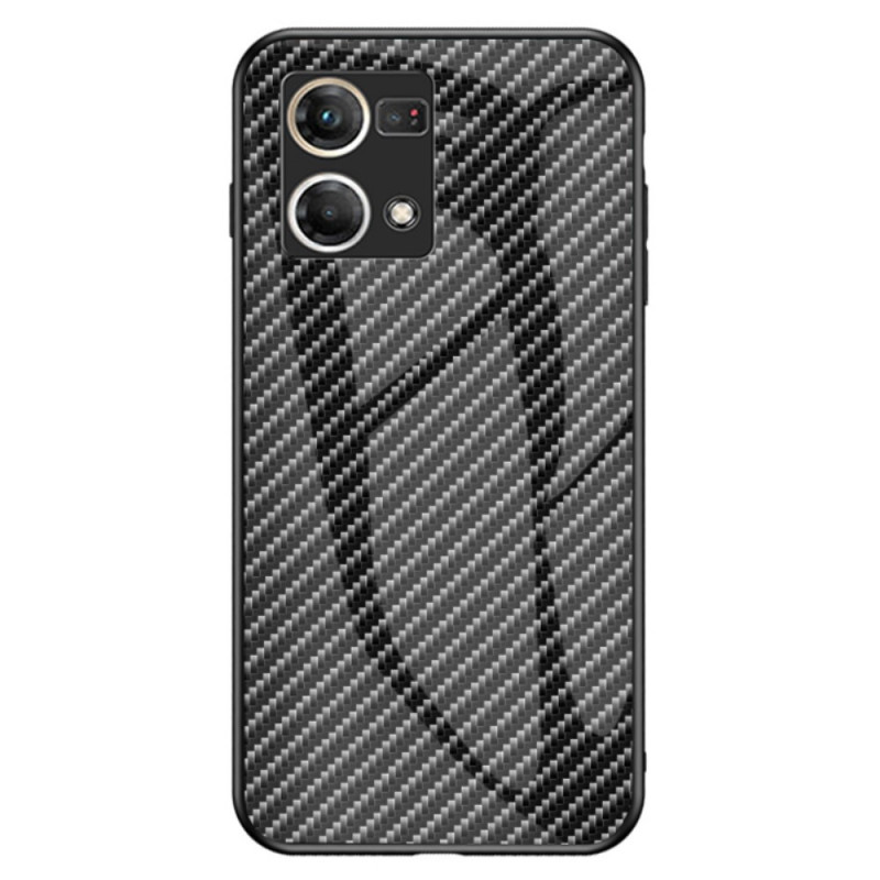 Coque Oppo Reno 7 Verre Trempé Fibre Carbone