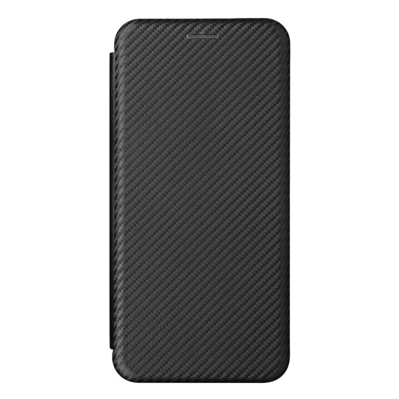 Flip Cover Oppo Find X5 Lite Texture Fibre Carbone
