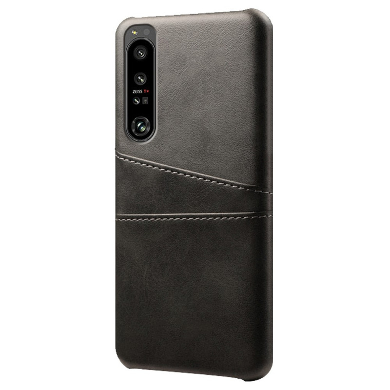 Coque Sony Xperia 1 IV Effet Cuir Porte-Cartes