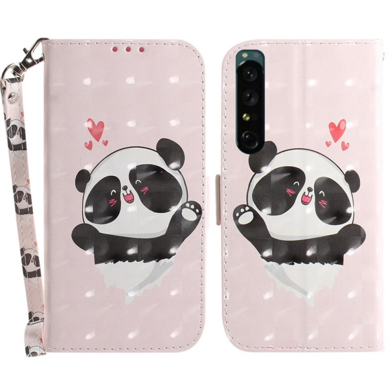 plastique Sony Xperia E1 Ours panda Étui rigide pour téléphone portable Close Up Of A Pandas Face 