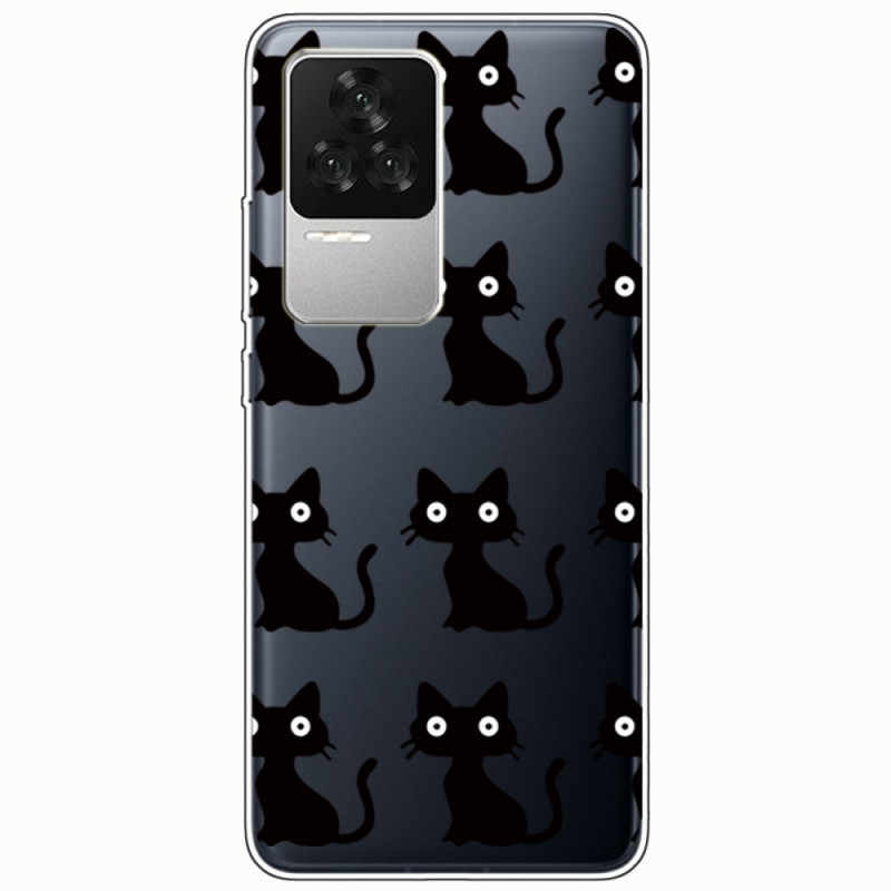 Coque Poco F4 Multiples Chats
