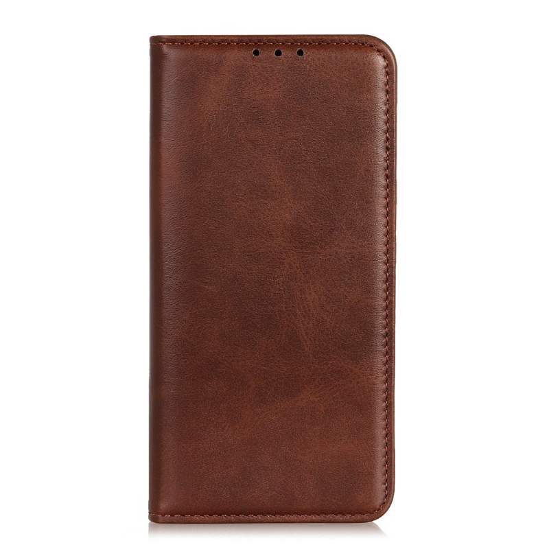 Flip Cover Poco F4 Cuir Fendu