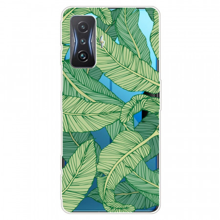 Coque Poco F4 GT Feuilles