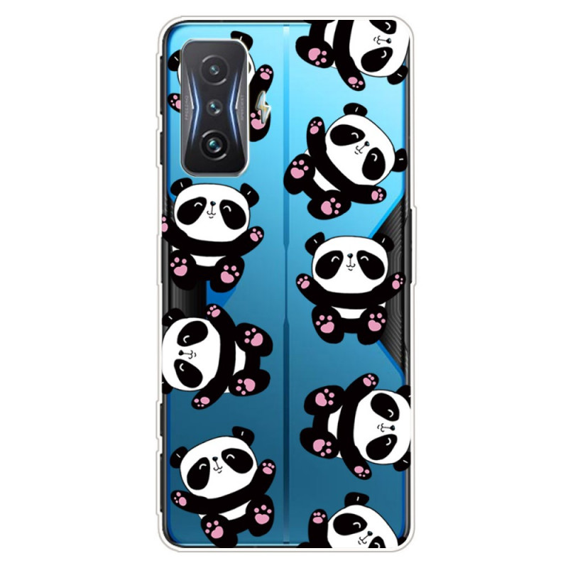 Coque Poco F4 GT Transparente Multiples Pandas