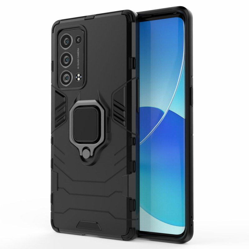 Coque Oppo Reno 6 Pro 5G Anneau-Support Pivotant