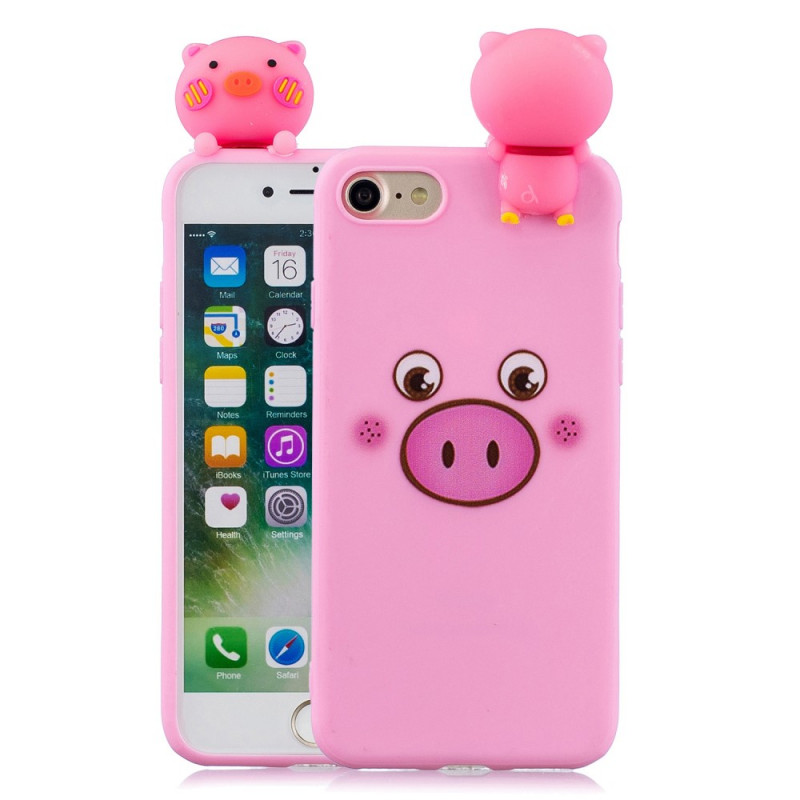 Coque iPhone SE 3 / SE 2 / 8 / 7 Cochon Fun