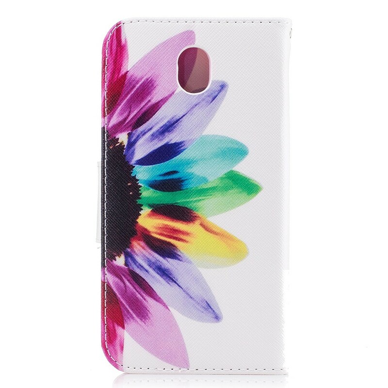Housse Samsung Galaxy J5 2017 Fleur Aquarelle