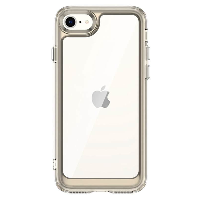 Coque iPhone SE 3 / SE 2 / 8 / 7 Transparente avec Cadre Coloré