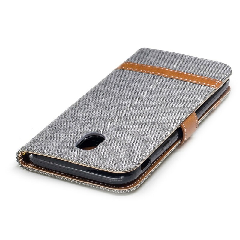 Housse Samsung Galaxy J5 2017 Tissu Et Effet Cuir