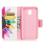 Housse Samsung Galaxy J7 2017 Fleur Aquarelle