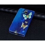 Housse Samsung Galaxy J7 2017 Papillons Dans La Nuit