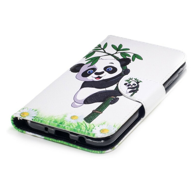 Housse Samsung Galaxy J7 2017 Panda Sur Le Bambou