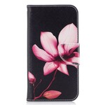 Housse Samsung Galaxy J7 2017 Fleur Rose