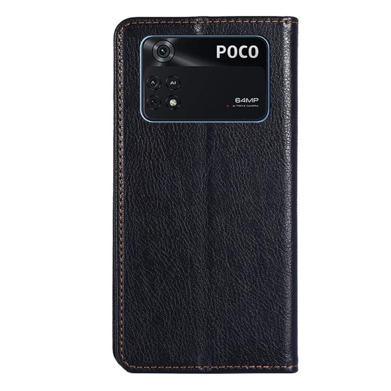Flip Cover Poco X4 Pro 5G Simili Cuir Coutures Ma Coque