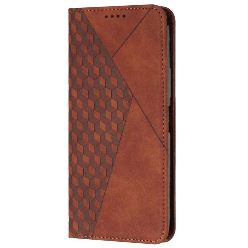 Flip Cover Poco X4 Pro 5G Effet Cuir Motif 3D