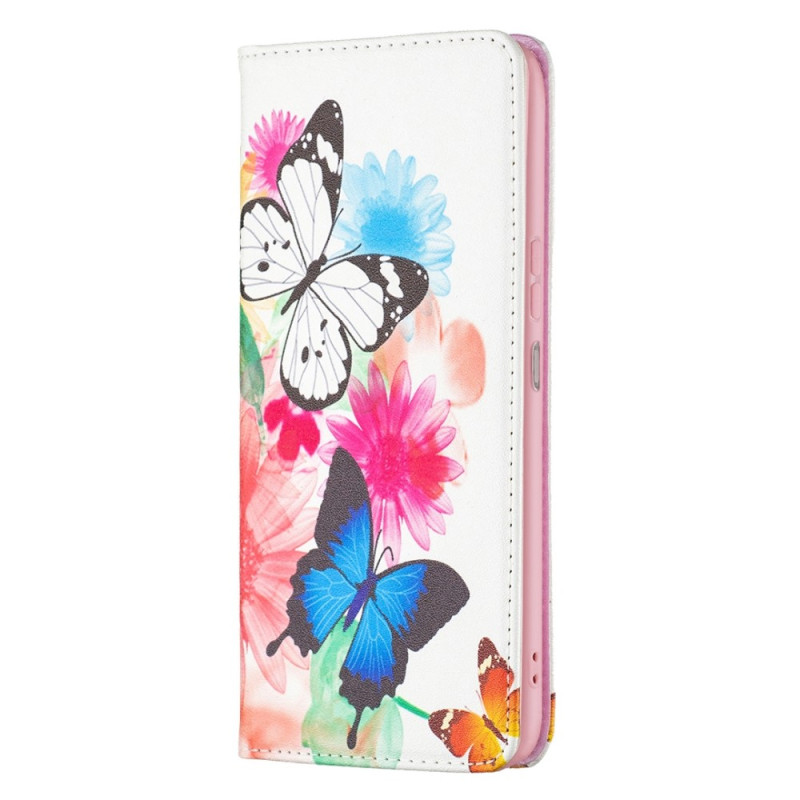 Flip Cover Xiaomi Redmi 10C Papillons