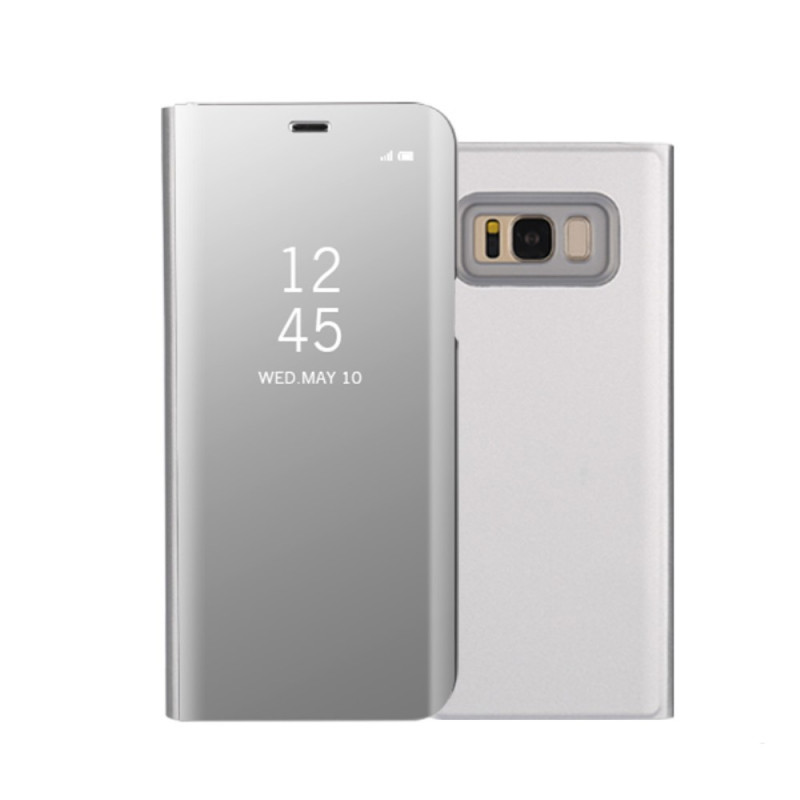View Cover Samsung Galaxy S8 Miroir et Effet Cuir