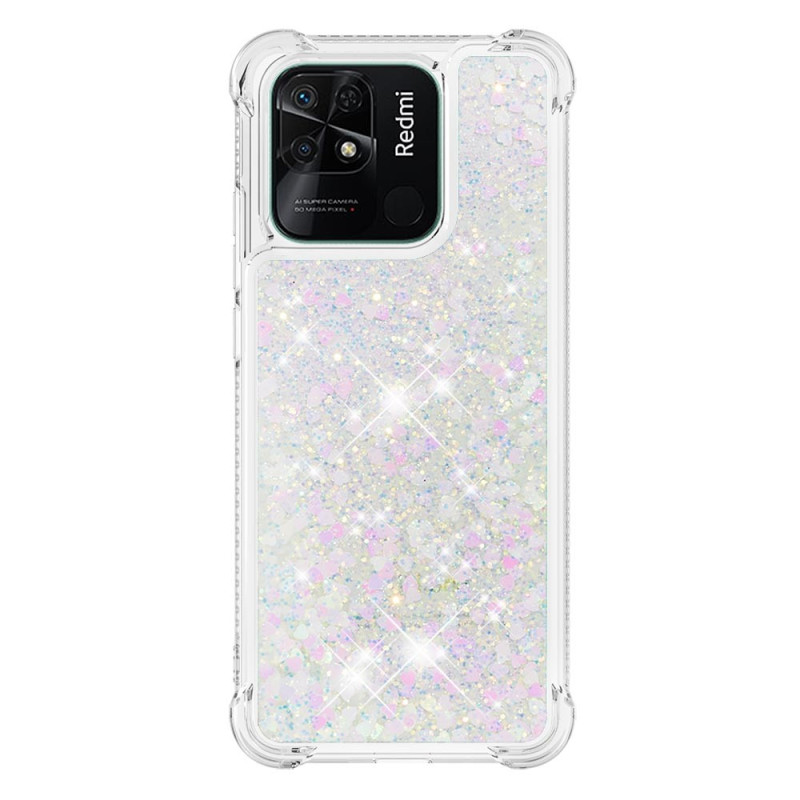 Coque Xiaomi Redmi 10C Paillettes Colorées