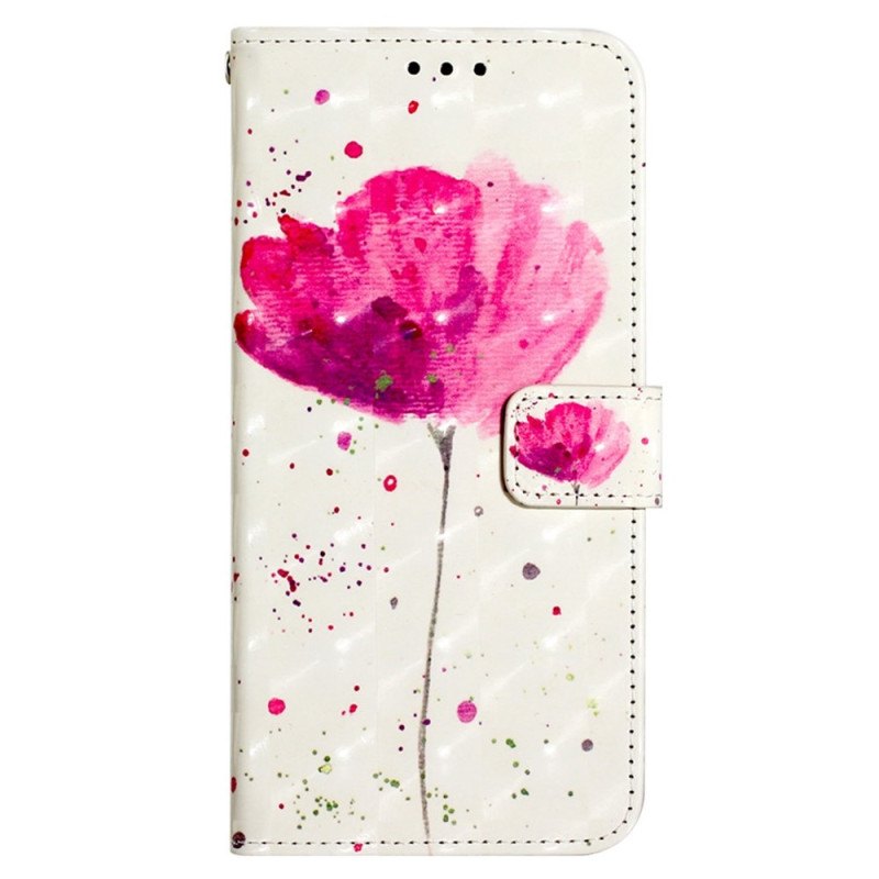 Housse Xiaomi Redmi 10C Coquelicot à Lanière