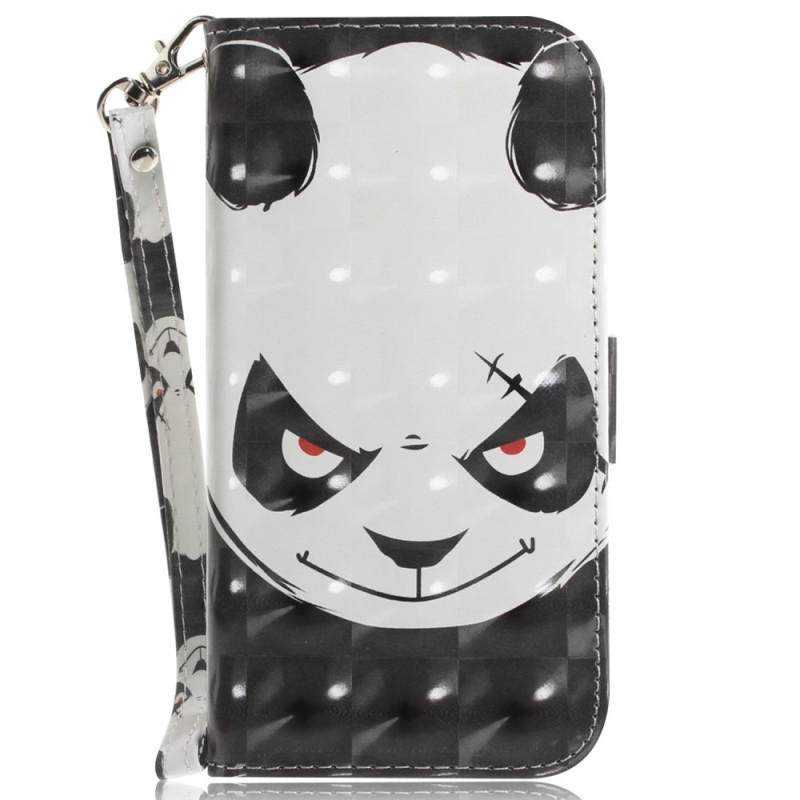Housse Xiaomi Redmi 10C Angry Panda à Lanière