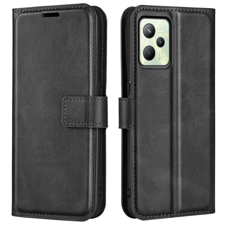 Housse Realme C35 Simili Cuir et Silicone Flexible - Ma Coque