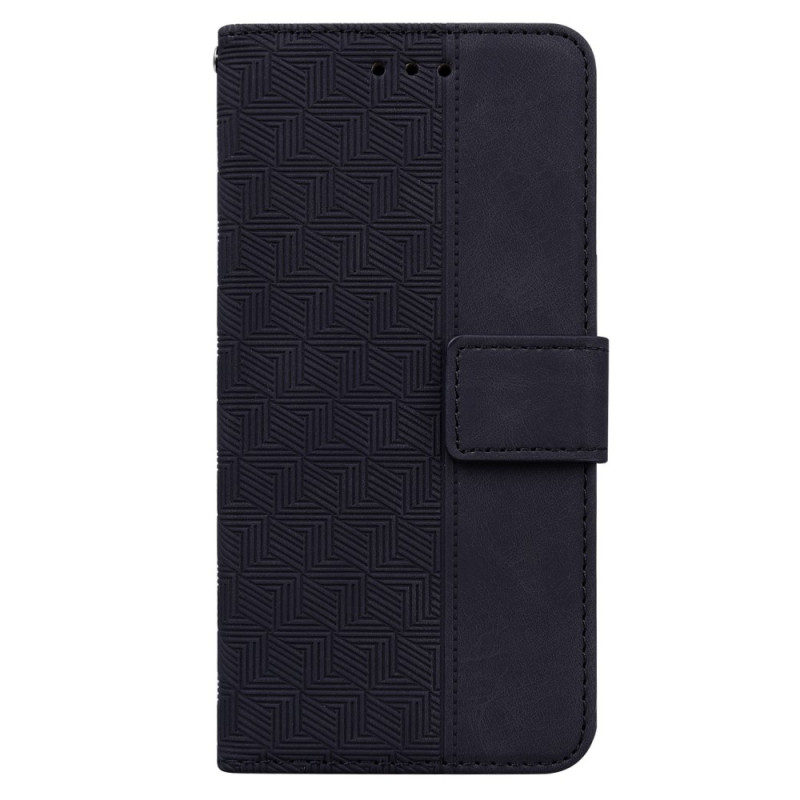 Housse Realme C35 Motifs Géométriques à Lanière