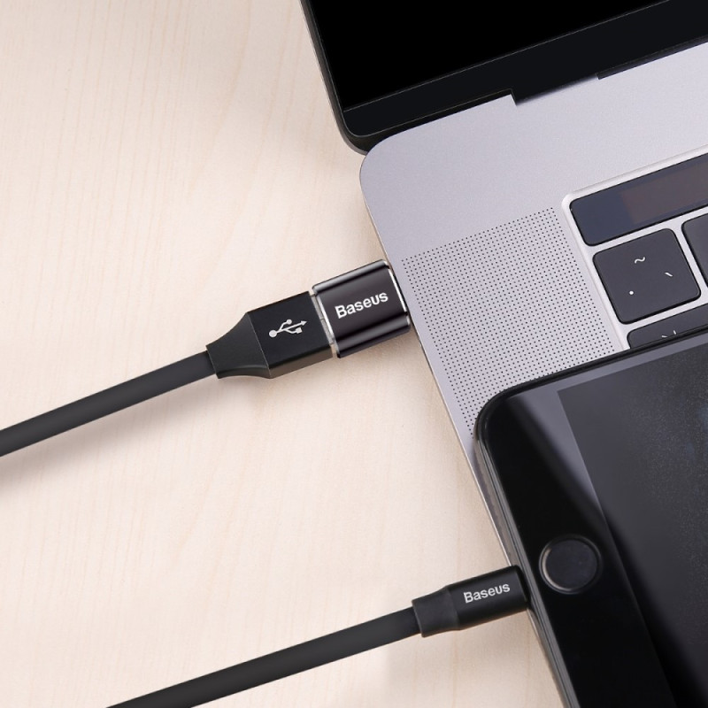Adaptateur USB-C vers USB-A Baseus – Noir