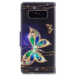 Housse Samsung Galaxy Note 8 Papillon Magique