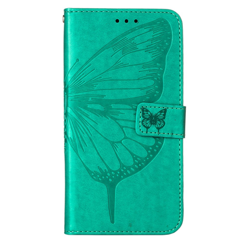 Housse Xiaomi Redmi 10C Papillon Design avec Lanière