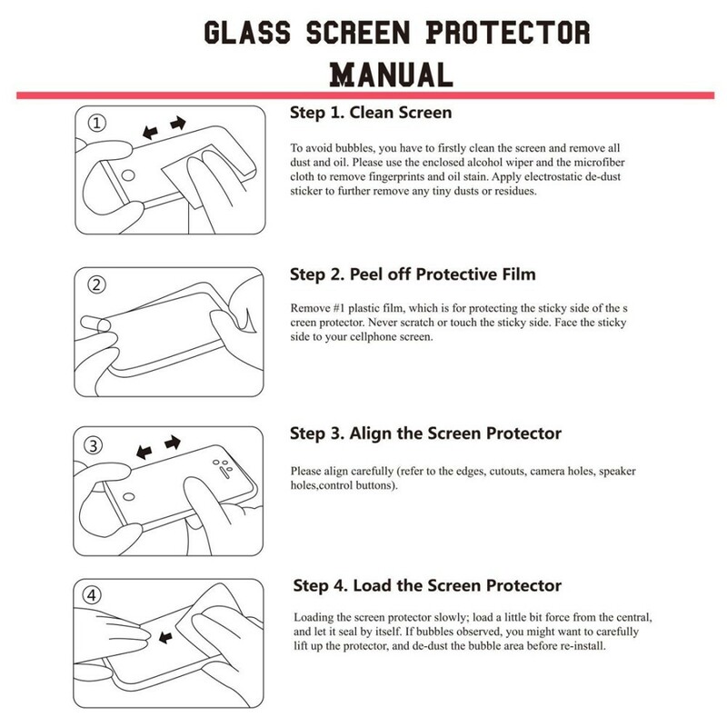 Protection en verre trempé pour Samsung Galaxy Note 8