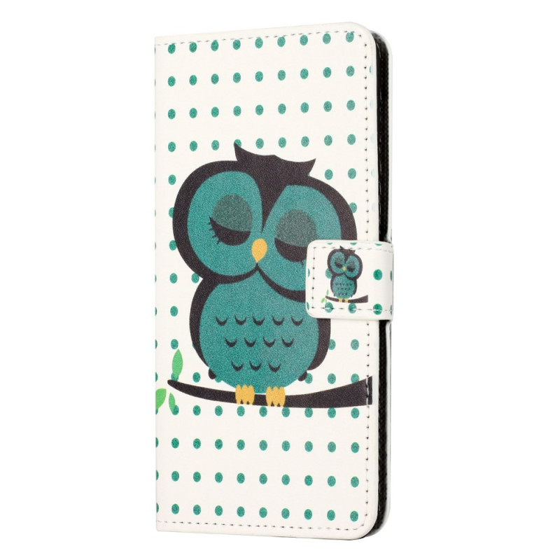 Housse iPhone 14 Hibou Endormi