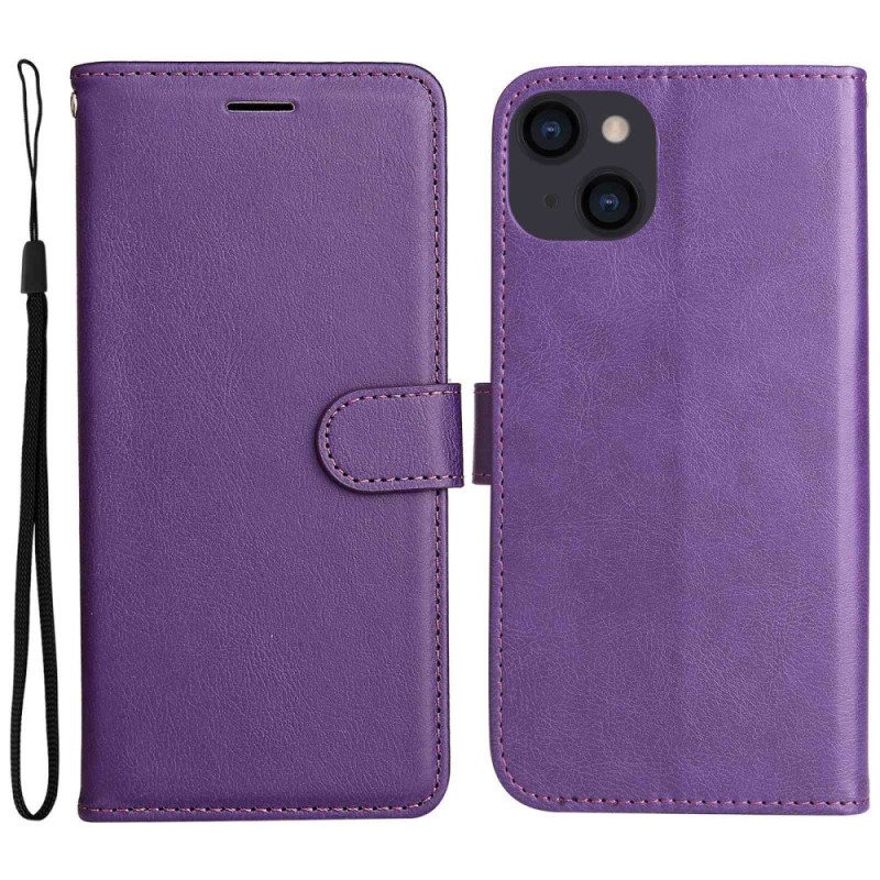 Housse iPhone 14 Unie à Lanière