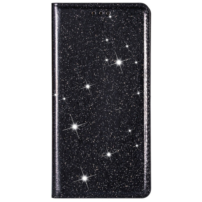 Flip Cover iPhone 14 Style Paillettes