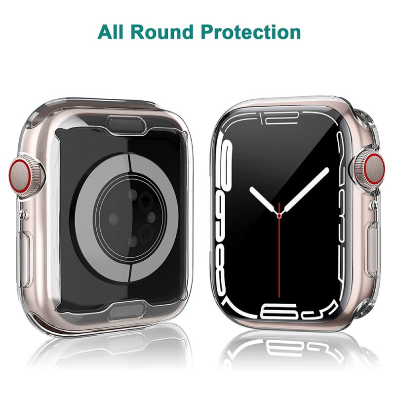 Boîtier Apple Watch Series 7 41mm Transparent Protection Complète
