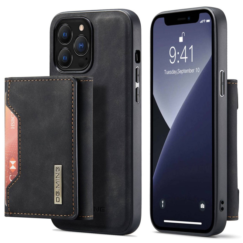 Coque iPhone 14 Pro Porte-Cartes Détachable DG.MING