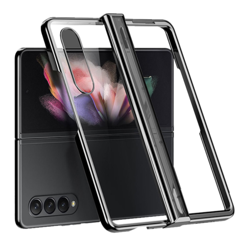 Coque Samsung Galaxy Z Fold 4 Transparente Métallisée à Charnière