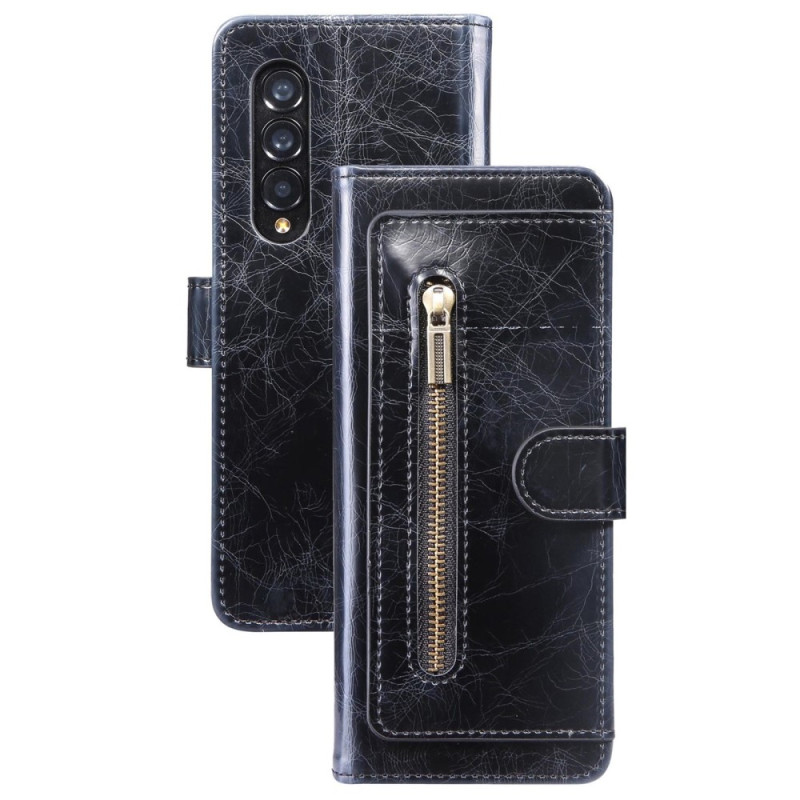 Housse Samsung Galaxy Z Fold 4 Simili Cuir Multi-poches