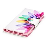 Housse iPhone X Fleur Aquarelle