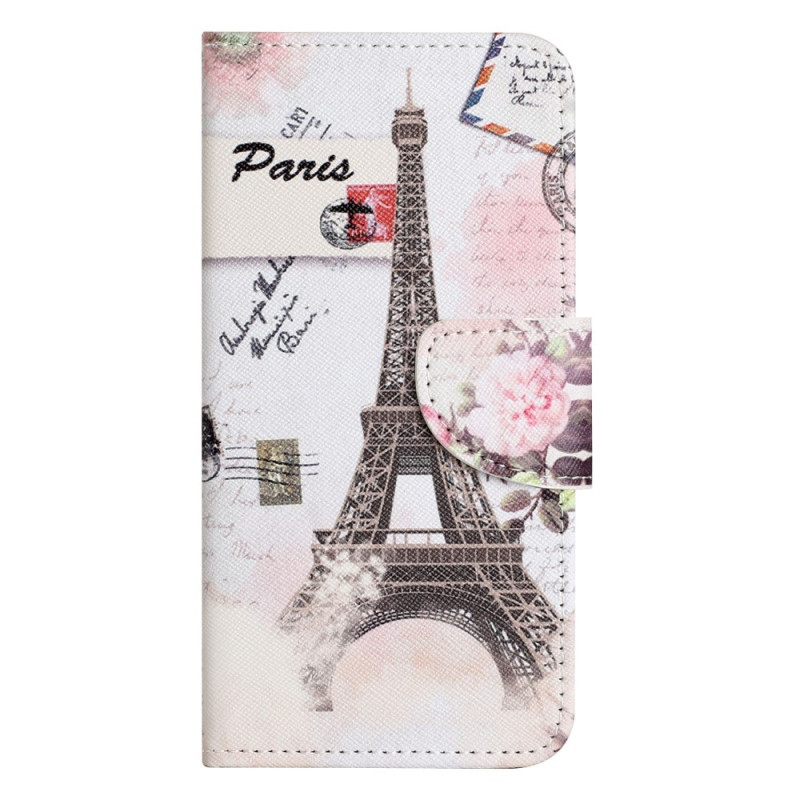 Housse iPhone 14 Pro Tour Eiffel Vintage