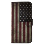 Housse iPhone X Drapeau USA