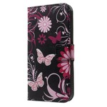 Housse iPhone X Papillons et Fleurs