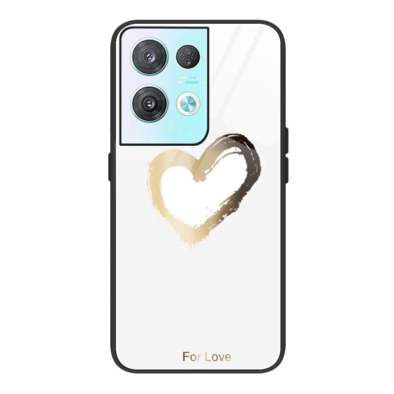 Coque Oppo Reno 8 Pro Verre Trempé Coeur