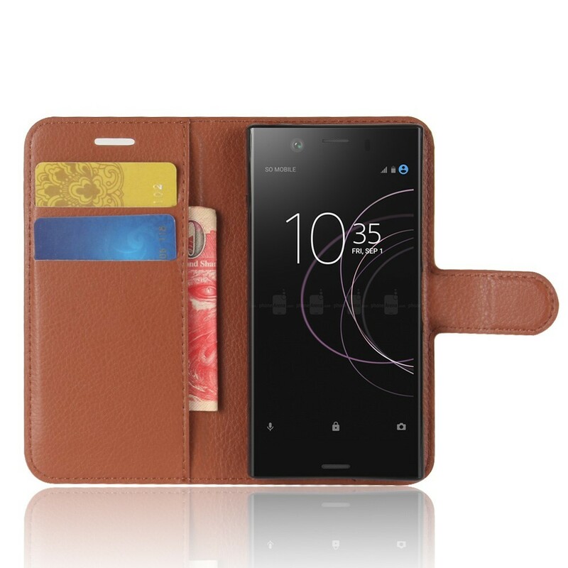 Housse Sony Xperia XZ1 Compact Simili Cuir Rétro