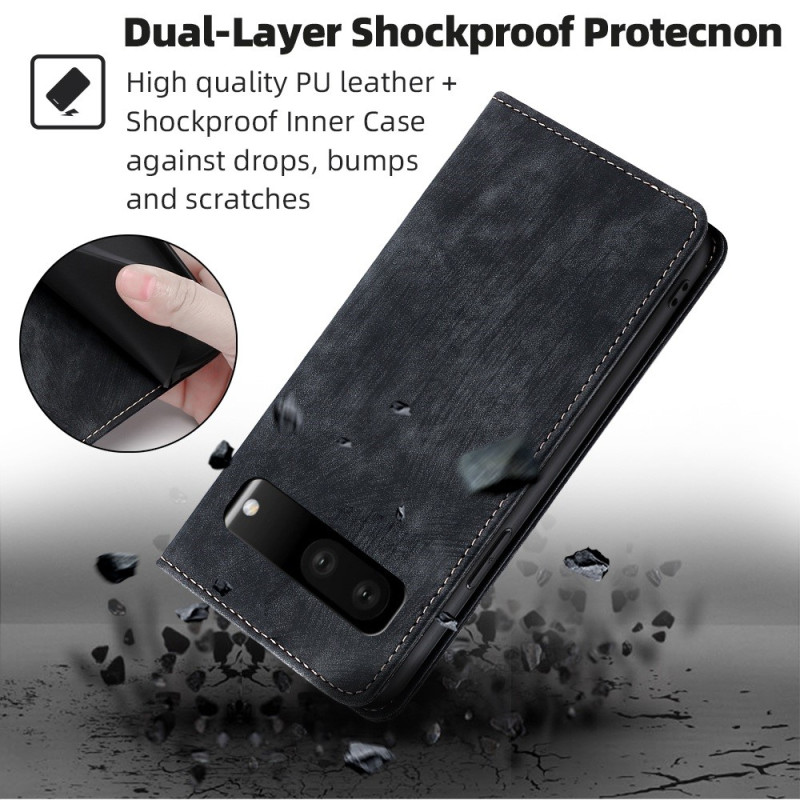 Flip Cover Google Pixel 7 Simili Cuir Stylisé Ma Coque