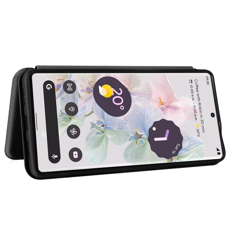 Flip Cover Google Pixel 7 Pro Fibre Carbone Ma Coque