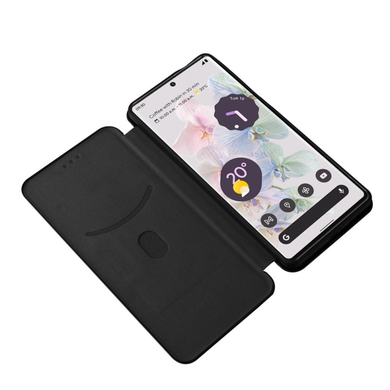 Flip Cover Google Pixel 7 Pro Fibre Carbone Ma Coque