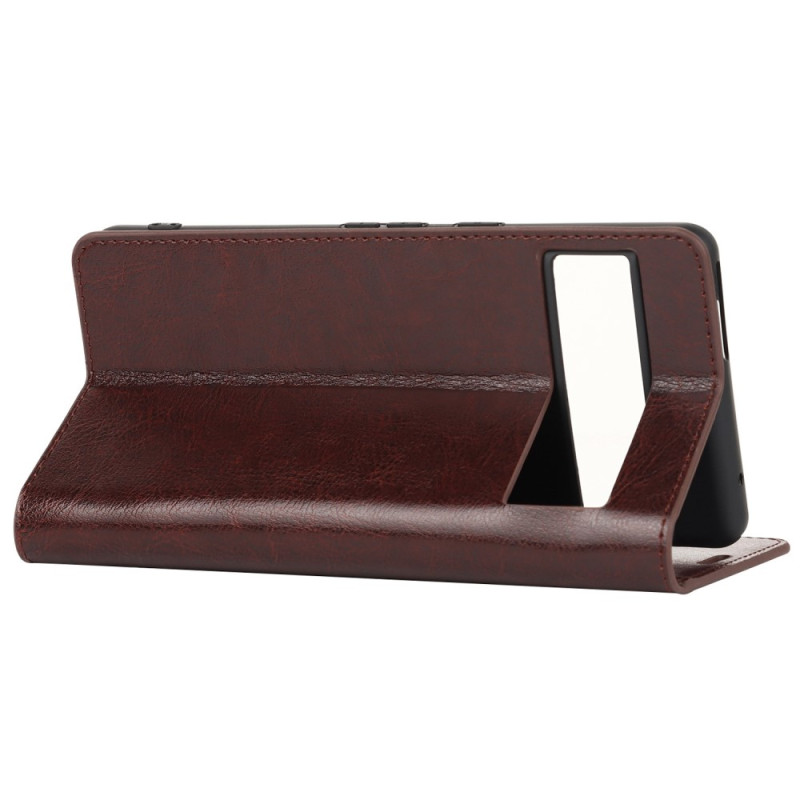 Flip Cover Google Pixel 7 Pro Vrai cuir Ma Coque