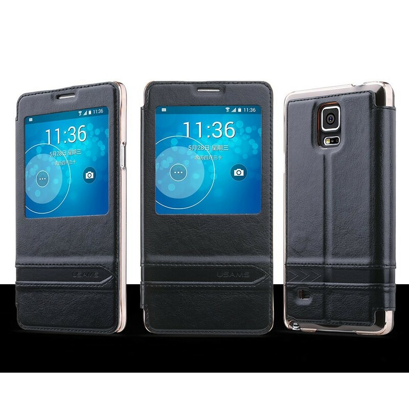 S-View Cover Samsung Galaxy Note 4 USAMS S-View Cover Samsung Galaxy Note 4 USAMS