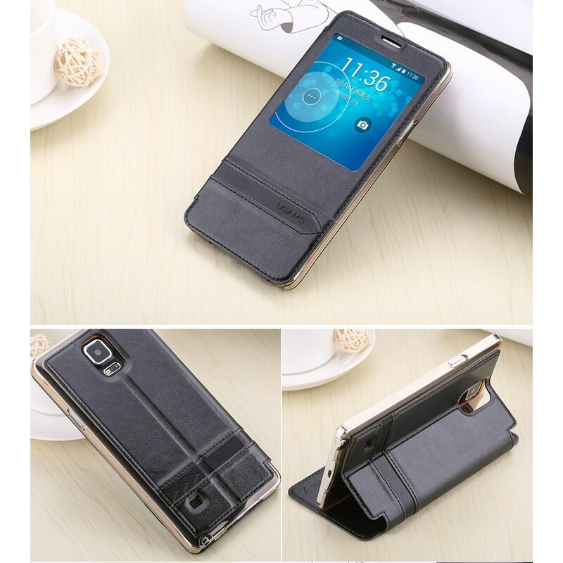 S-View Cover Samsung Galaxy Note 4 USAMS S-View Cover Samsung Galaxy Note 4 USAMS